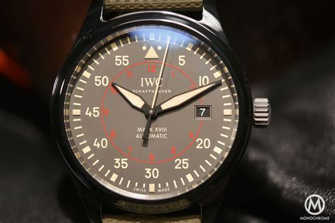 iwc pilot mark xviii top gun|iwc mark xviii vs xx.